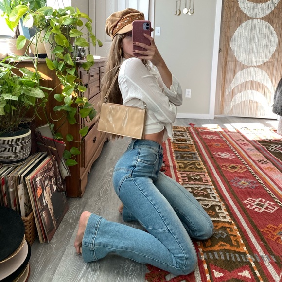 Y2K nude shoulder bag